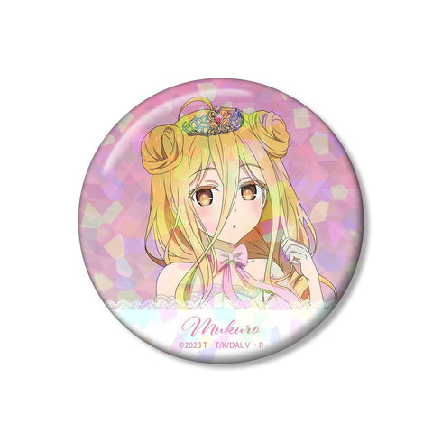 『デート・ア・ライブV』描き下ろし 星宮六喰 プリンセス玉座ver. 75mmホログラム缶バッジ