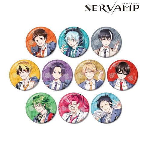 『SERVAMP-サーヴァンプ-』田中ストライク先生 描き下ろし 学園風ver. トレーディング缶バッジ(単位/BOX)