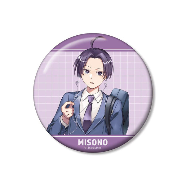 『SERVAMP-サーヴァンプ-』田中ストライク先生 描き下ろし 有栖院御園 学園風ver. 100mm缶バッジ