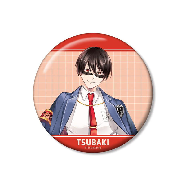 『SERVAMP-サーヴァンプ-』田中ストライク先生 描き下ろし 椿 学園風ver. 100mm缶バッジ