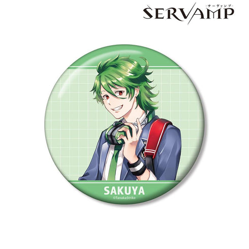 『SERVAMP-サーヴァンプ-』田中ストライク先生 描き下ろし 綿貫桜哉 学園風ver. 100mm缶バッジ