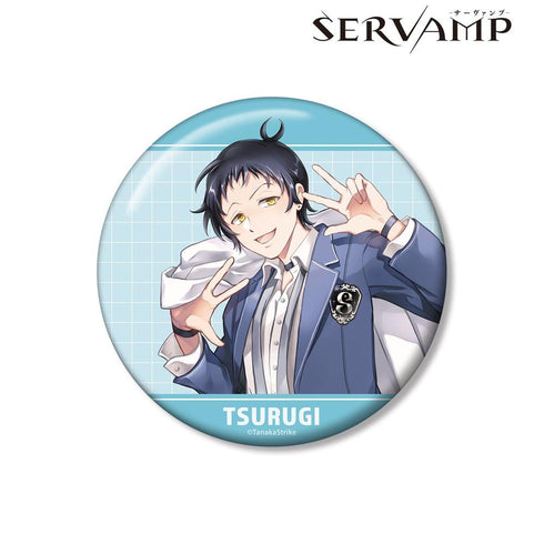 『SERVAMP-サーヴァンプ-』田中ストライク先生 描き下ろし 狼谷吊戯 学園風ver. 100mm缶バッジ