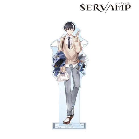 『SERVAMP-サーヴァンプ-』田中ストライク先生 描き下ろし リヒト・ジキルランド・轟 学園風ver. 特大アクリルスタンド