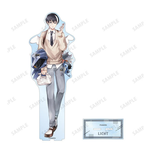 『SERVAMP-サーヴァンプ-』田中ストライク先生 描き下ろし リヒト・ジキルランド・轟 学園風ver. 特大アクリルスタンド