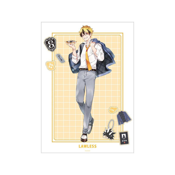 『SERVAMP-サーヴァンプ-』田中ストライク先生 描き下ろし ロウレス 学園風ver. A3マット加工ポスター