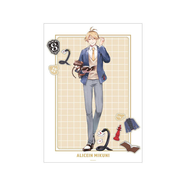 『SERVAMP-サーヴァンプ-』田中ストライク先生 描き下ろし 有栖院御国 学園風ver. A3マット加工ポスター