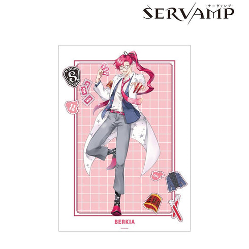 『SERVAMP-サーヴァンプ-』田中ストライク先生 描き下ろし ベルキア 学園風ver. A3マット加工ポスター