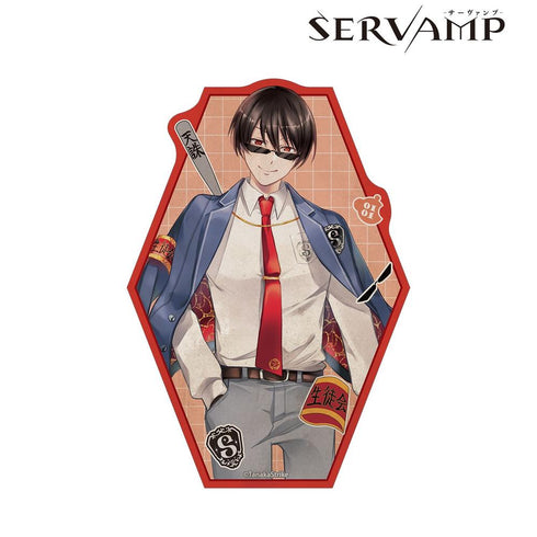『SERVAMP-サーヴァンプ-』田中ストライク先生 描き下ろし 椿 学園風ver. ダイカットステッカー