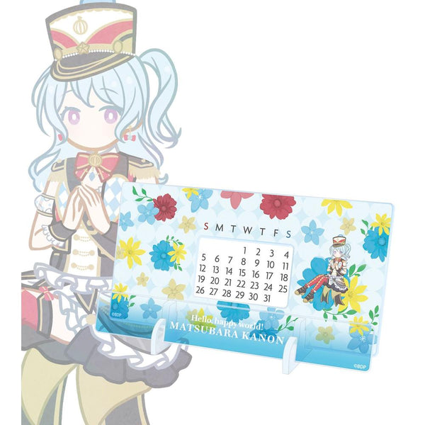 『BanG Dream!』松原 花音 Botania 卓上アクリル万年カレンダー