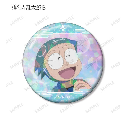《忍者小丸子》豬名寺亂太郎 場景全息圖徽章2入組