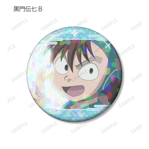 《忍者小丸子亂太郎》黑門傳七 場景全息圖徽章 2入組