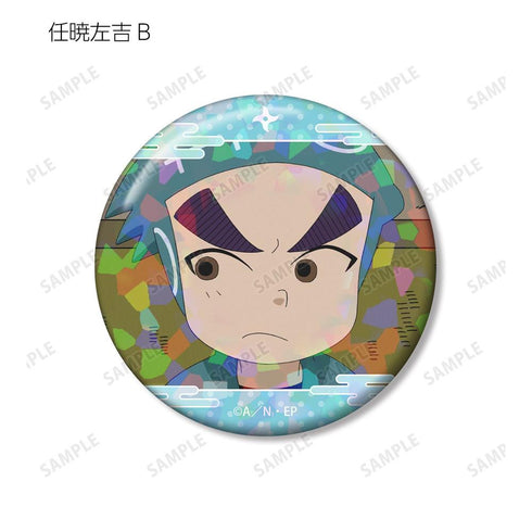 《忍者小丸子》任曉左吉 場景全息圖徽章 2入組