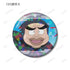 《忍者小丸子》日向墨男 場景全息圖徽章 2入組