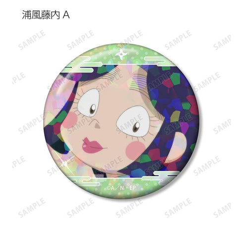 《忍者小丸子》浦風藤內 場景全息圖徽章 2入組