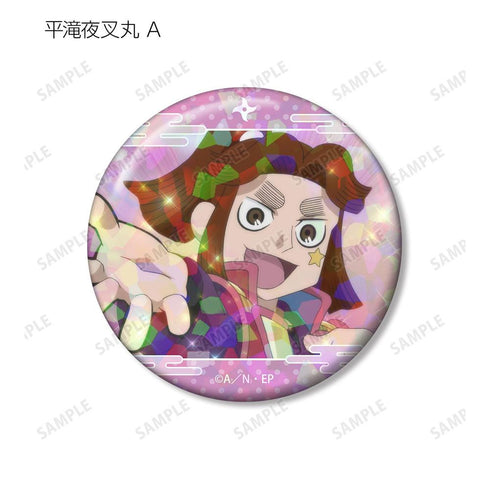 《忍者小丸子》平瀧夜叉丸 場景全息圖徽章 2入組
