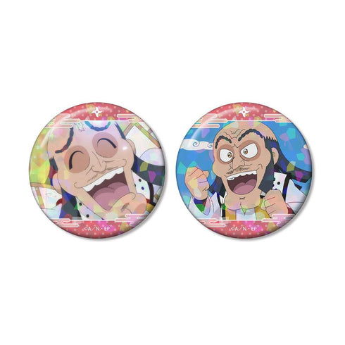 《忍者小丸子亂太郎》稗田八方齋 場景全息圖徽章 2入組