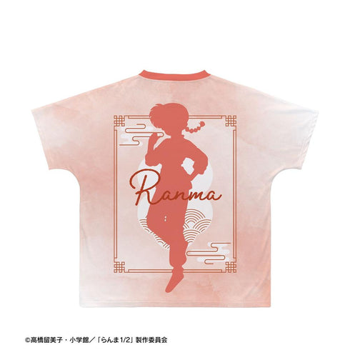 《亂馬1/2》亂馬 Ani-Art aqua label 全圖案T恤(男女通用)