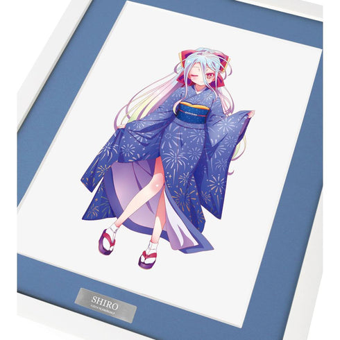 『ノーゲーム・ノーライフ』描き下ろし 白 和装ver. A4キャラファイングラフ