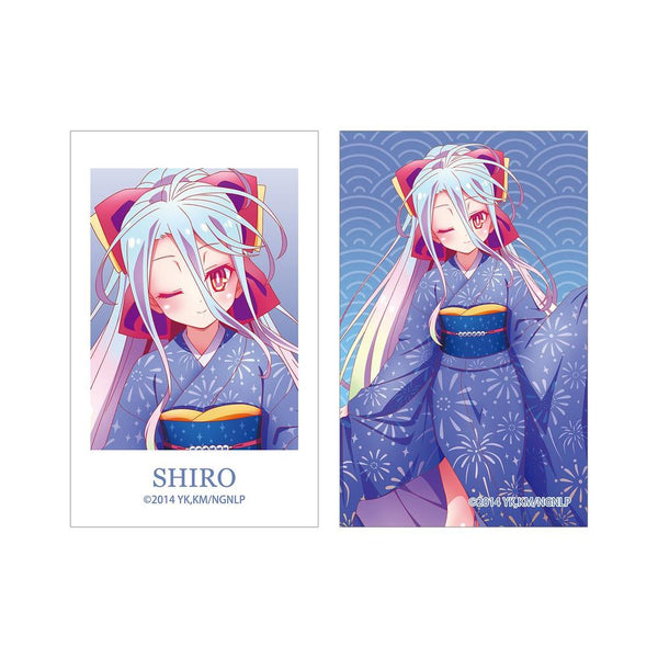 "No Game No Life" Original Art: Shiraki in Traditional Japanese Attire - Set of 2 Illustration Cards