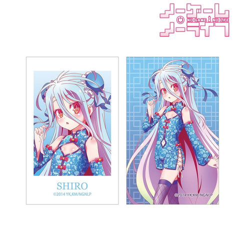 《No Game No Life》全新绘制 白 旗袍版 插画卡2张套装