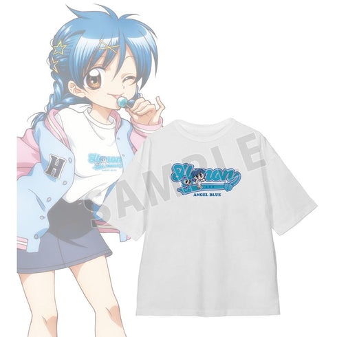 『ぴちぴちピッチ』ANGEL BLUEコラボ 描き下ろし 宝生 波音 着用 BIGシルエットTシャツユニセックス