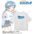 『ぴちぴちピッチ』ANGEL BLUEコラボ 描き下ろし 宝生 波音 着用 BIGシルエットTシャツユニセックス