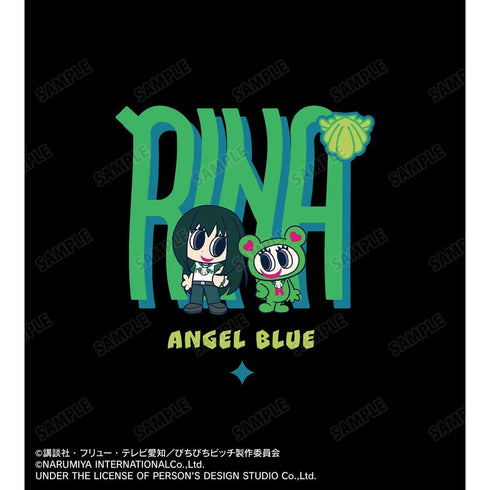 "Pichi Pichi Pitch" x ANGEL BLUE Collaboration: Exclusive Illustration – Rina Tōin Wearing a BIG Silhouette Unisex T-Shirt