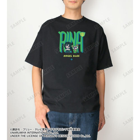 "Pichi Pichi Pitch" x ANGEL BLUE Collaboration: Exclusive Illustration – Rina Tōin Wearing a BIG Silhouette Unisex T-Shirt