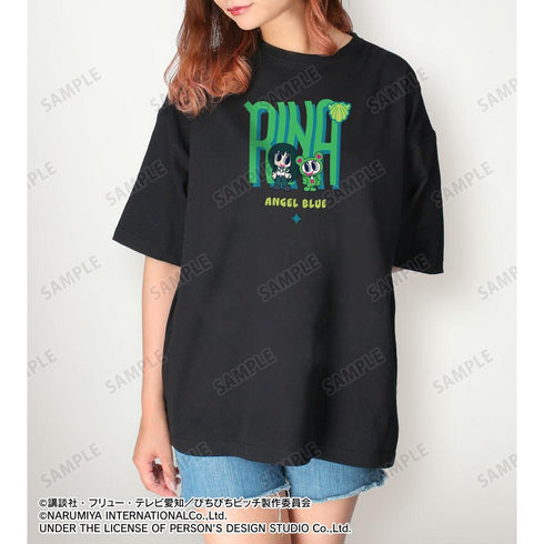 "Pichi Pichi Pitch" x ANGEL BLUE Collaboration: Exclusive Illustration – Rina Tōin Wearing a BIG Silhouette Unisex T-Shirt