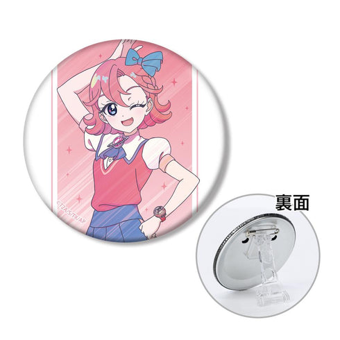 『ひみつのアイプリ』七浦 おとめ Ani-Art clear label 3WAY缶バッジ