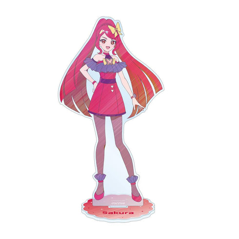 『ひみつのアイプリ』一条寺 サクラ Ani-Art clear label BIGアクリルスタンド