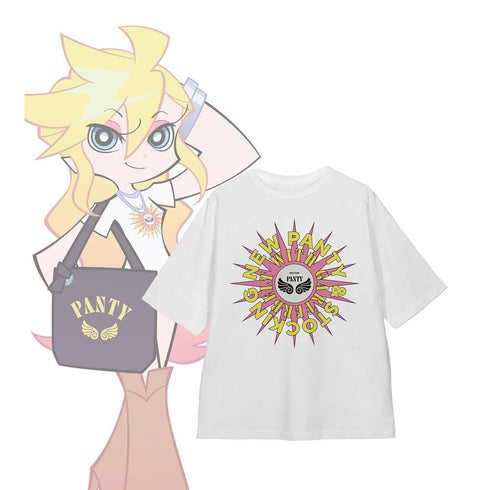 "New PANTY & STOCKING with GARTERBELT" Original Illustration: Panty Model Ver. Wearing a BIG Silhouette T-Shirt (Unisex)