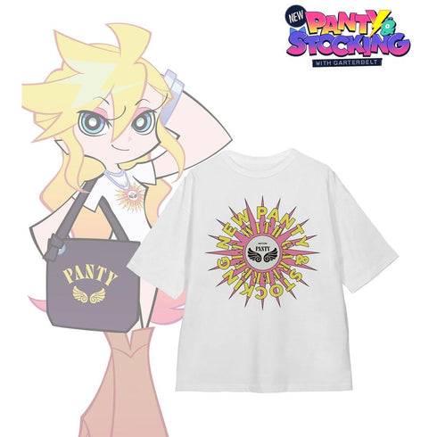 "New PANTY & STOCKING with GARTERBELT" Original Illustration: Panty Model Ver. Wearing a BIG Silhouette T-Shirt (Unisex)