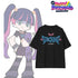 『New PANTY & STOCKING with GARTERBELT』描き下ろし ストッキング モデルver. 着用BIGシルエットTシャツ Bユニセックス