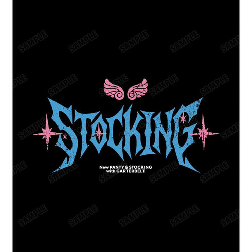 『New PANTY & STOCKING with GARTERBELT』描き下ろし ストッキング モデルver. 着用BIGシルエットTシャツ Bユニセックス