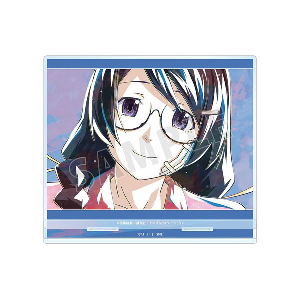"Monogatari Series" Tsubasa Hanekawa Ani-Art BIG Acrylic Stand
