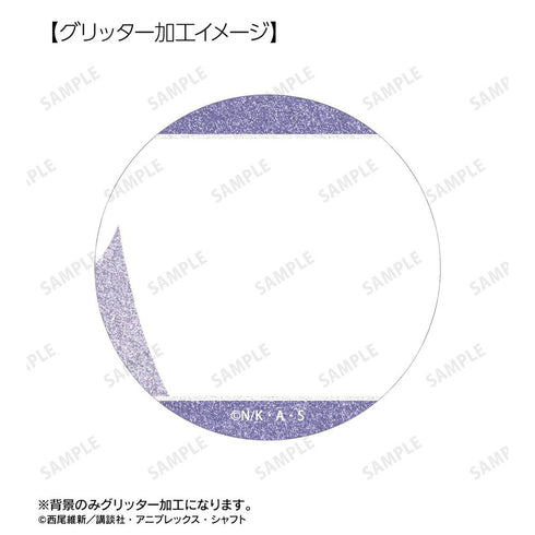 "Monogatari Series" Trading Ani-Art Glitter Pin Badges (Sold by the box)