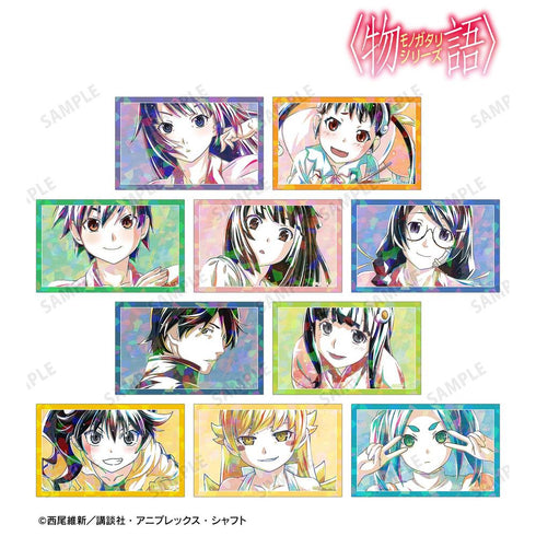 "Monogatari Series" Trading Ani-Art Hologram Illustration Cards (Sold by the box)
