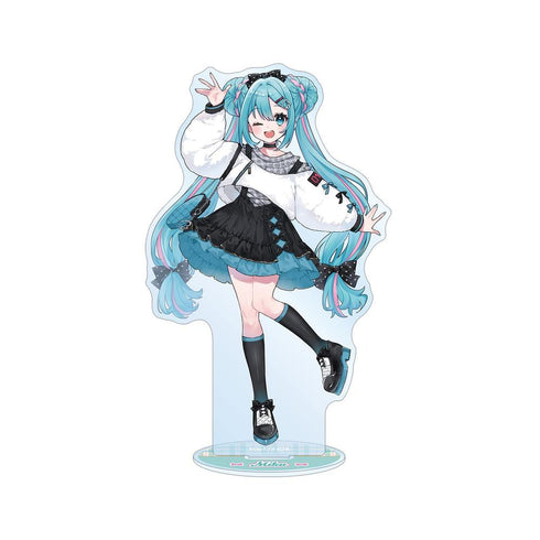 《初音未來》全新繪製 初音未來 便服版 Art by 庫諾奧 BIG壓克力立牌【202608再版】