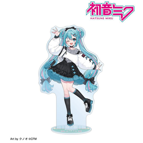 《初音未來》全新繪製 初音未來 便服版 Art by 庫諾奧 BIG壓克力立牌【202608再版】