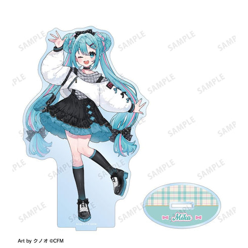 《初音未來》全新繪製 初音未來 便服版 Art by 庫諾奧 BIG壓克力立牌【202608再版】