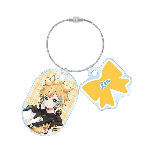 『初音ミク』描き下ろし 鏡音レン 私服ver. Art by クノオ 2連ワイヤーアクリルキーホルダー