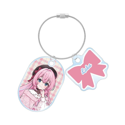 『初音ミク』描き下ろし 巡音ルカ 私服ver. Art by クノオ 2連ワイヤーアクリルキーホルダー