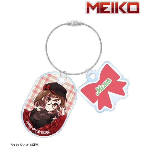 《初音未來》全新繪製 MEIKO 私服版 Art by クノオ 雙連線壓克力鑰匙圈