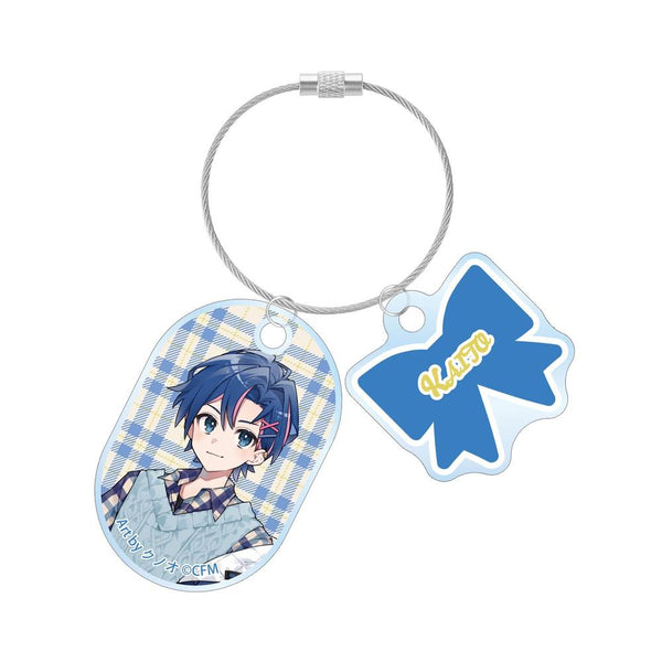 『初音ミク』描き下ろし KAITO 私服ver. Art by クノオ 2連ワイヤーアクリルキーホルダー