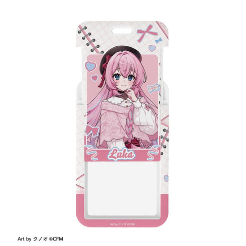 『初音ミク』描き下ろし 巡音ルカ 私服ver. Art by クノオ フォトカードホルダー