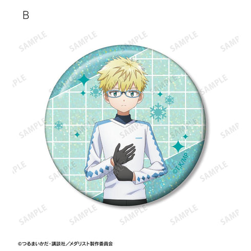 『メダリスト』鴗鳥理凰 ホログラム缶バッジ2個セット