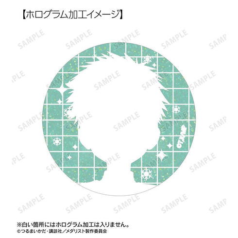 『メダリスト』鴗鳥理凰 ホログラム缶バッジ2個セット【202608再販】