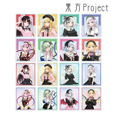 『東方Project』松本能人イラスト ガーリーファッションver. トレーディングアクリルカード(単位/BOX)