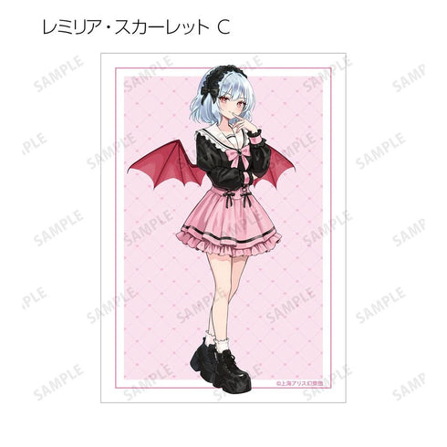 『東方Project』松本能人イラスト ガーリーファッションver. トレーディングブロマイド(単位/BOX)